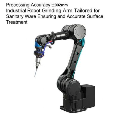 Processing Accuracy ±002mm Industrial Robot Grinding Arm Tailored for Sanitary Ware Ensuring and Accurate Surface Treatment