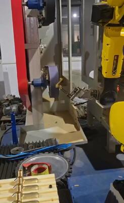 Product Material Automated Grinding System Engineered for Sanitary Ware Offering Precise and Automated Surface Treatment