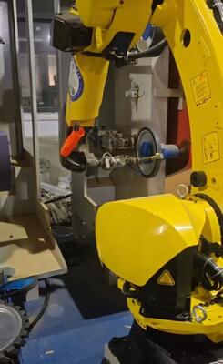 Fully Automated Machine Tending Robot for Grinding Delivering Processing Accuracy ±0.02mm Supporting Grinding Operations